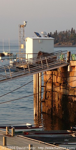 National Ocean Service tide station at Bar Harbor, Maine