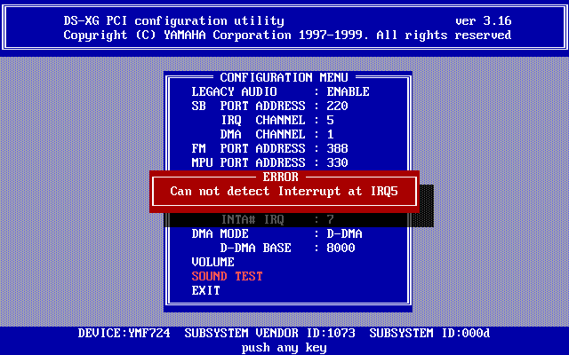 Warning irq not configured pci on motherboard как исправить