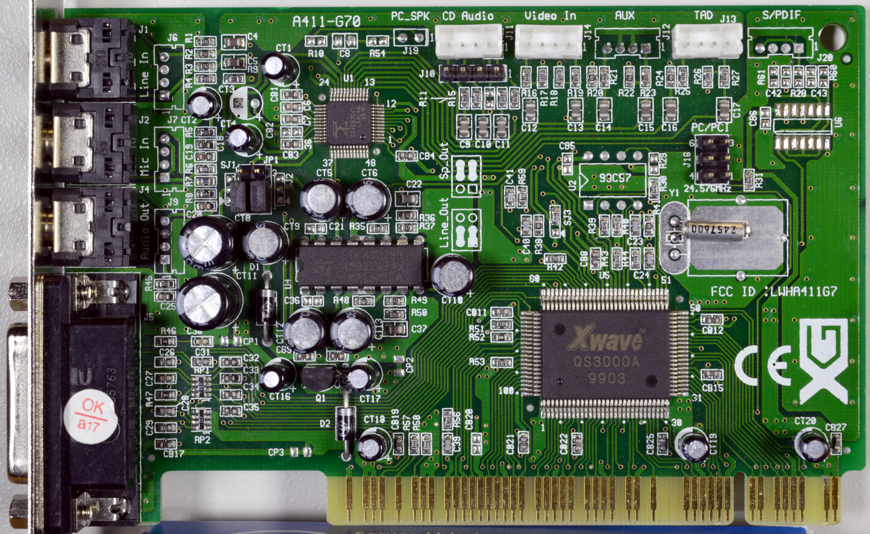 xwave 7000 pci sound card